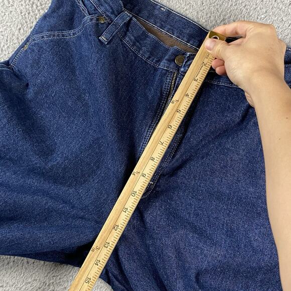 Wrangler Utility Fleece Lined Jeans Men’s 36x32 Medium Wash Workwear Rugged - Picture 8 of 12